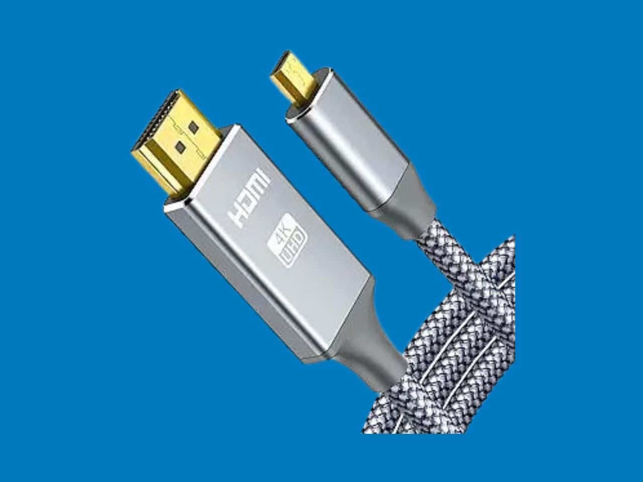 4K Micro HDMI to HDMI Male Cable Adapter