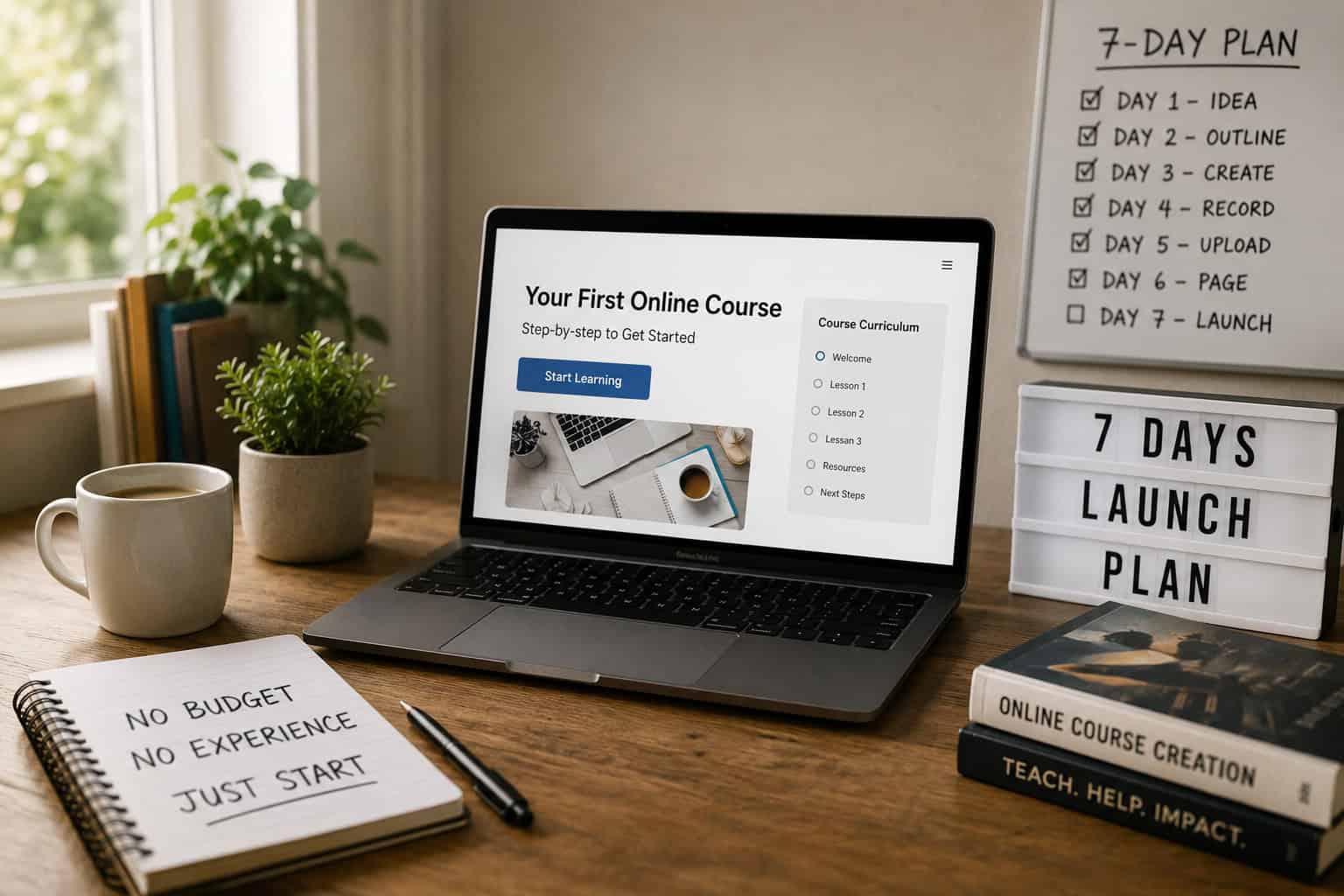 How to Launch Your First Online Course in 7 Days
