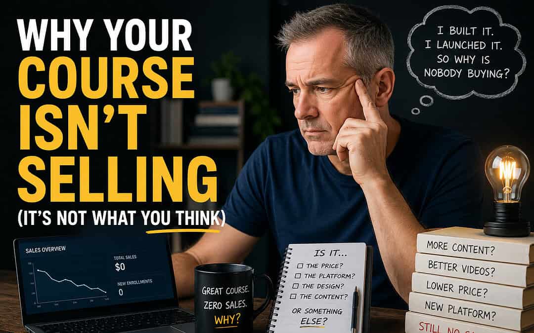 Why Your Course Isn’t Selling (It’s Not What You Think)