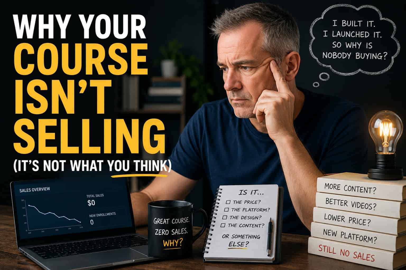 Why Your Course Isn't Selling