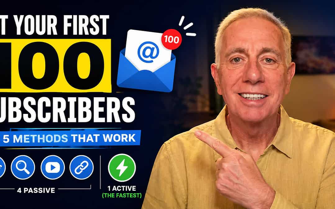 How to Get Your First 100 Email Subscribers (Without an Existing Audience)